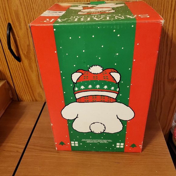 Vintage 1986 Santa Bear Cookie Jar and original box - Picture 14 of 15